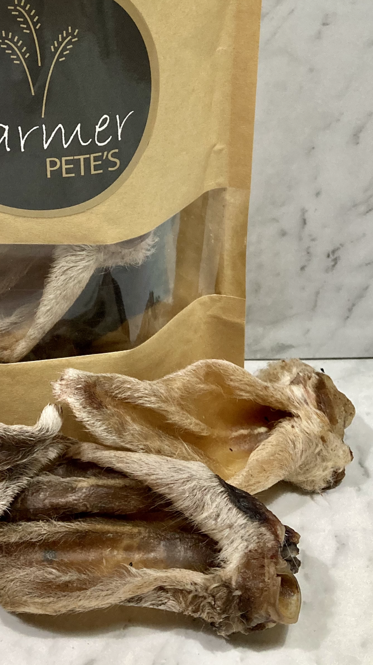 Lamb ear dog treats sales safe